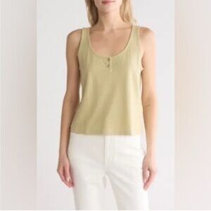 Madewell Tie Shoulder Tank Top size M